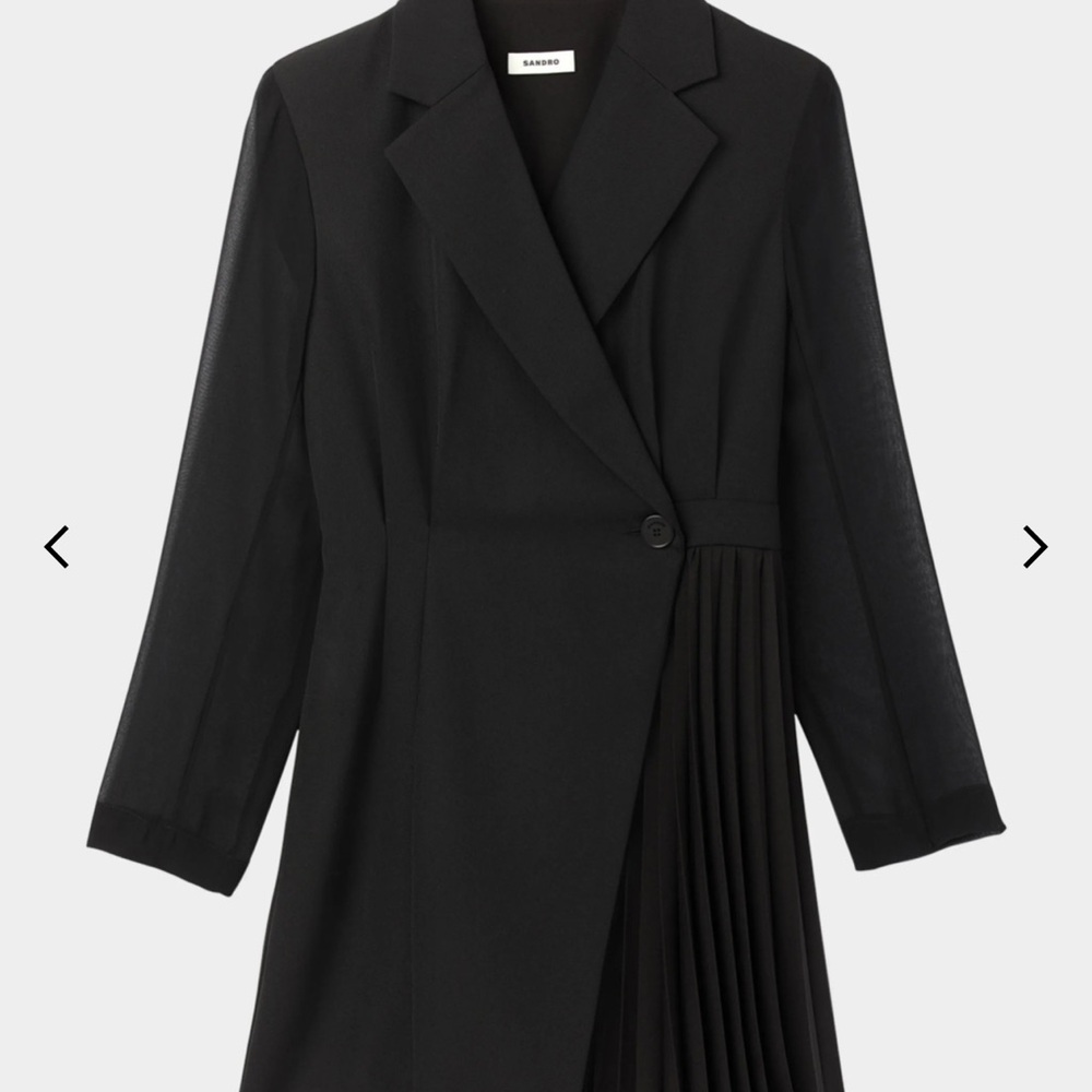 Sandro “Lilela” Tailored Wrap Dress - Picture 5 of 5